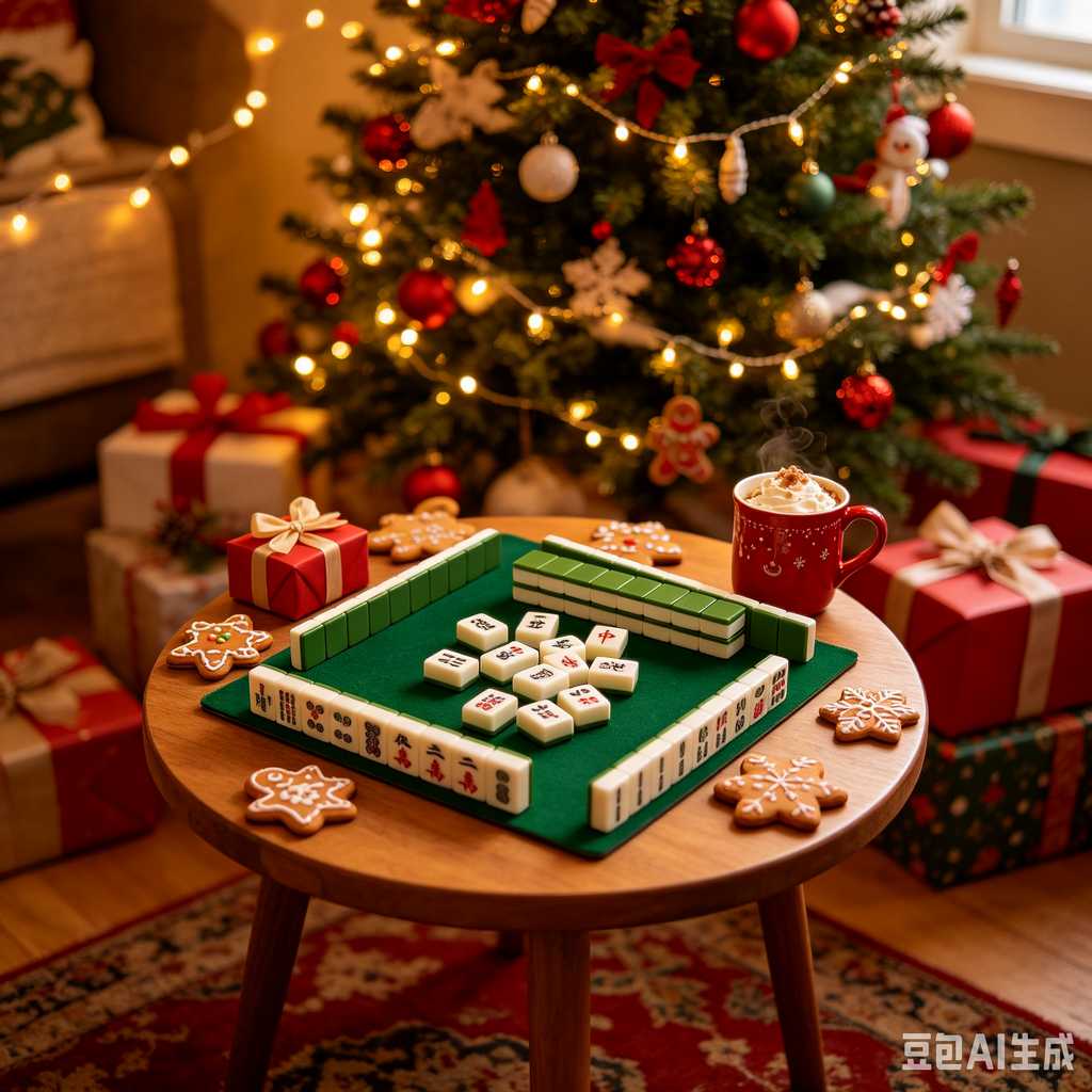 small portable mahjong set